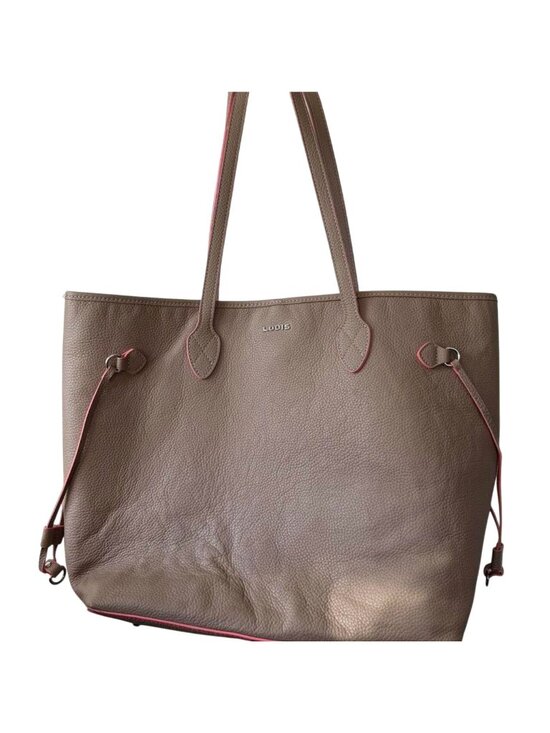 Lodis Handbags - Lodis Brown Leather Tote Bag